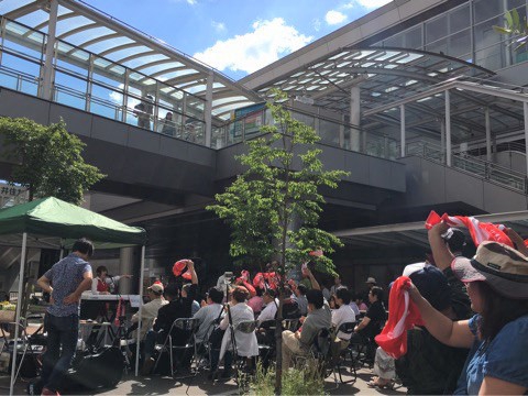京阪寝屋川市 駅前東側広場