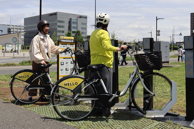 専用ステーションとの相互利用も可能