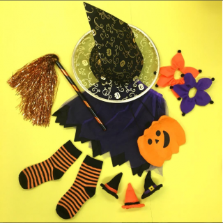 頭からつま先まで仮装しちゃお！　★ハロウィン　“１００円で暮らしは楽しくなる。“