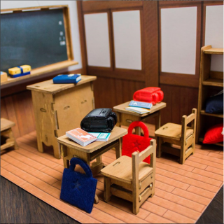 ミニチュアでタイムスリップ！　★ウッドクラフト　“１００円で暮らしは楽しくなる。“