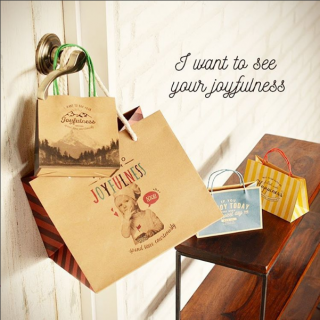 手作りケーキやプチギフトに。  #スクエアペーパーバッグ、ケーキバッグ 6号用　“１００円で暮らしは楽しくなる。“