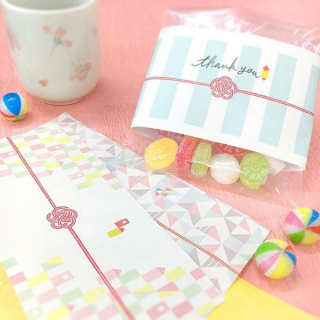 今年お世話になったあの人へ。 心ばかりのプチギフト。　#和風 #ラッピング #ギフト　“１００円で暮らしは楽しくなる。“