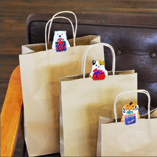 ぼくたちが気持ちをお届け♪　#ひとことメッセージカード#ラッピング　“１００円で暮らしは楽しくなる。“