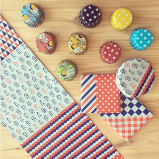 友チョコは海外のオモチャみたいに可愛く♡　#Aホイルマルチパターン　“１００円で暮らしは楽しくなる。“