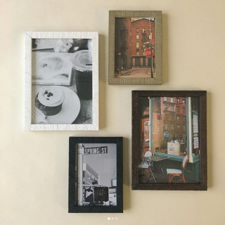 ヴィンテージ風にクールにキメる。　#フォトフレーム #写真立て #インテリア #ヴィンテージ風 #木製　“１００円で暮らしは楽しくなる。“