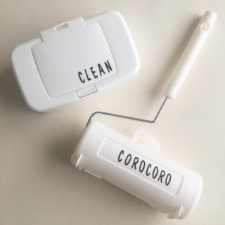 ちょこっとデコればいつものお掃除も楽しい時間に。　#掃除 #clean #コロコロ #耐水耐熱シール　“１００円で暮らしは楽しくなる。“
