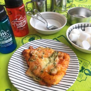 外で食べれば美味しさ倍増のキャンプごはん。　#アウトドア #キャンプ #バンブー食器 #電子レンジ使用不可 #テーブルウェア #レジャー #おしゃキャン #キャンプごはん　“１００円で暮らしは楽しくなる。“