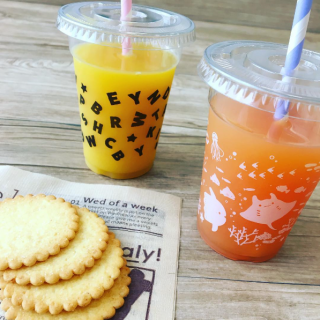 こぼれにくいカップで、さあパーティーをはじめよう！！　#100均 #雑貨 #プラカップ #プリント入り #ドリンク 　“１００円で暮らしは楽しくなる。“