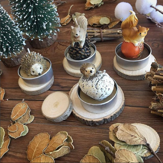 見ているだけで癒される、森の小さな仲間たち　#小動物 #インテリア #動物 #アニマル #かわいい　“１００円で暮らしは楽しくなる。“