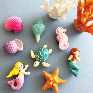 ようこそ！カラフルなマーメイドたちの世界へ！　#100均 #100円ショップ #雑貨　“１００円で暮らしは楽しくなる。“