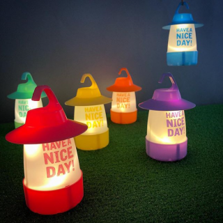 ポップカラーなランタンで気分も明るく☆　#100均 #100円ショップ #雑貨 #ライト #インテリア　“１００円で暮らしは楽しくなる。“