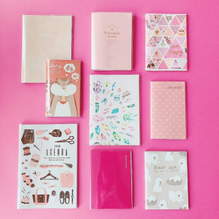 可愛いものから大人っぽいものまで　#100均 #100円ショップ #雑貨 #スケジュール帳 #手帳 #2019 #ダイアリー　“１００円で暮らしは楽しくなる。“