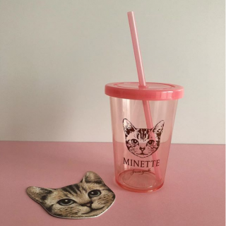 MINETTEはフランス語で子猫ちゃんという意味なんですよ♪　#100均 #100円ショップ#雑貨 #猫 #子猫 #ネコ #にゃんこ #cat #行楽#minette #可愛い #リアルモチーフ #動物 #アニマル　“１００円で暮らしは楽しくなる。“  