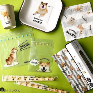 柴犬まる @marutaro コラボ商品！ついに第5弾♡ 　12月19日(水)より順次発売予定！　“１００円で暮らしは楽しくなる。“ 