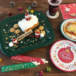 さあクリスマスパーティーをはじめよう♪　#100均 #100円ショップ #雑貨 #クリスマス #Christmas #卓上用品　“１００円で暮らしは楽しくなる。“ 