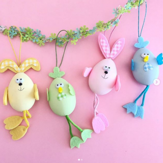 Happy Easter! 　今年のイースターは、うさ耳つけてエッグハントしちゃう？　#100均 #100円ショップ#雑貨 #イースター #Easter #イースターエッグ #うさぎ #鳥 #エッグハント #うさ耳　“１００円で暮らしは楽しくなる。“