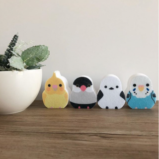 みんなせいれーつ！　ピッピッ♪　#100均 #100円ショップ #雑貨 #オカメインコ #文鳥 #シマエナガ #セキセイインコ #鳥 #bird #トリ #アニマル #動物　“１００円で暮らしは楽しくなる。“