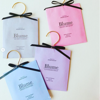 お部屋もクローゼットもお花の香りに。　#100均 #100円ショップ #雑貨 #mycando #aroma #aromadiffuser #sachet #blume #グレー #ピンク #ブルー #ラベンダー #アロマ　“１００円で暮らしは楽しくなる。“