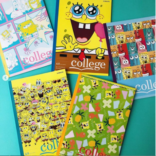 アメリカ発の人気キャラクターの元気いっぱいなノートです。　#100均 #100円ショップ #雑貨 #ノート #新学期 #文具 #ブロッサム #バターカップ #バブルス #スボンは四角 #パトリック #キャラクター　“１００円で暮らしは楽しくなる。“