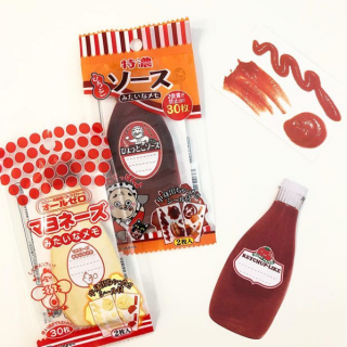 ごはん前にもらったらお腹がすいてしまうかも…　#100均 #100円ショップ #雑貨 #文具 #文房具 #食べ物モチーフ　“１００円で暮らしは楽しくなる。“