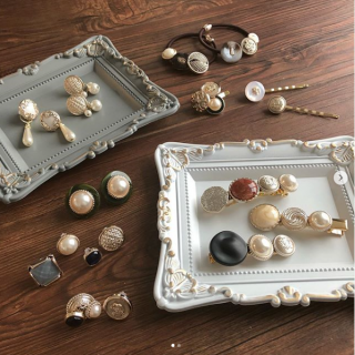 高級感のあるアクセサリーでエレガントに　#100均 #100円ショップ #雑貨 #mycando #アクセサリー #アクセ　“１００円で暮らしは楽しくなる。“