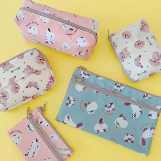 鞄からついとりだしたくなるポーチ　“１００円で暮らしは楽しくなる。“