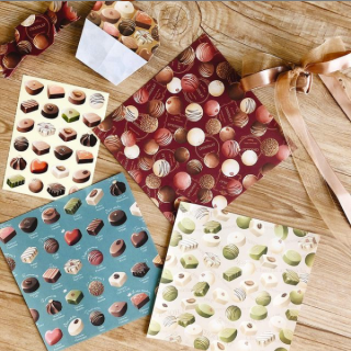 あま〜い誘惑、チョコレートデザイン♪　“１００円で暮らしは楽しくなる。“