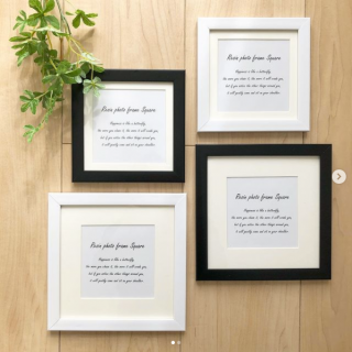 写真が引き立つシンプルデザイン。　“１００円で暮らしは楽しくなる。“