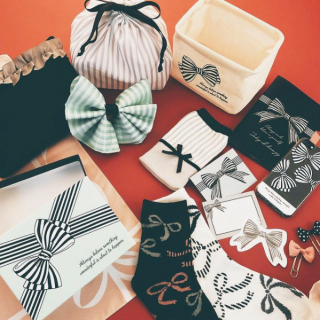 かわいいリボンで気分も上がる。 あなたはどれが好き？　“１００円で暮らしは楽しくなる。“