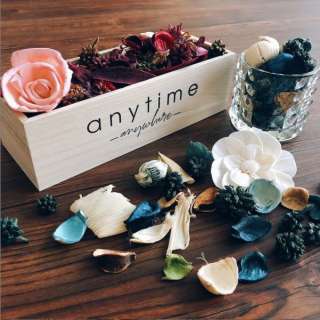 見た目も香りも、はなやかなポプリ　“１００円で暮らしは楽しくなる。“