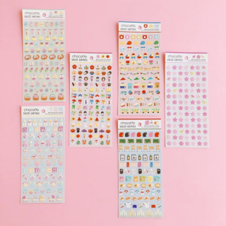 春らしいシールで手帳をデコレーションしてみよう♪　“１００円で暮らしは楽しくなる。“