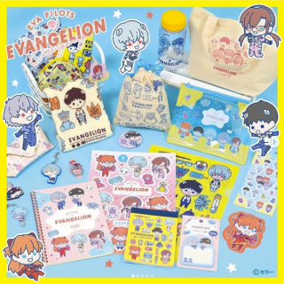大人気！エヴァンゲリオンのオリジナルグッズ第3弾！ 可愛いパイロット達の「EVA PLIOTS」シリーズを要チェック♪ 5月下旬から順次発売開始！　“１００円で暮らしは楽しくなる。“
