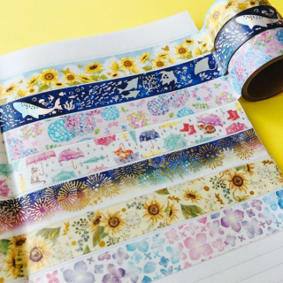 ペタペタ貼って夏を楽しもう♪　“１００円で暮らしは楽しくなる。“