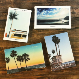 波の音が聴こえてきそうなアートをお部屋に。　“１００円で暮らしは楽しくなる。“