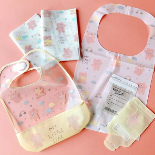 ほんわかくまさん柄はママの癒しに♪　“１００円で暮らしは楽しくなる。“