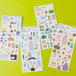 自分だけの日記帳作りに♪　“１００円で暮らしは楽しくなる。“