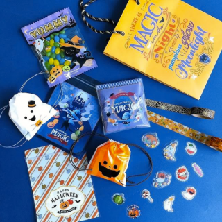 ハロウィン仕様のラッピング！ドキドキわくわく♪　“１００円で暮らしは楽しくなる。“