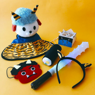 今年はかわいい鬼が来るかも。　“１００円で暮らしは楽しくなる。“