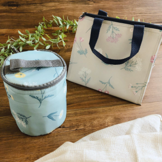 ランチバッグも春仕様に。　“１００円で暮らしは楽しくなる。“