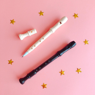 ちっちゃなリコーダー？ いいえ、ボールペンです。　“１００円で暮らしは楽しくなる。“