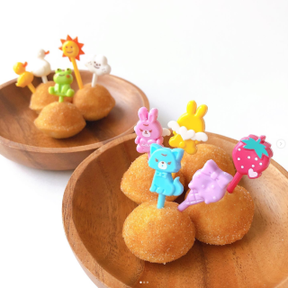 お弁当のおかずやパーティーフードに刺すだけで楽しくなるピック！　“１００円で暮らしは楽しくなる。“