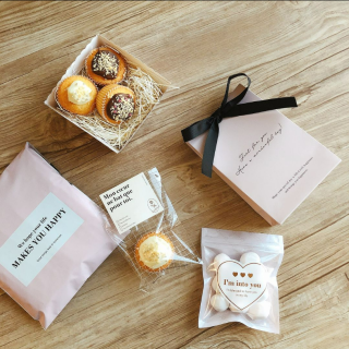 バレンタインってラッピングが楽しみ。　“１００円で暮らしは楽しくなる“