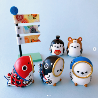 お空を泳ぐ大きなこいのぼり。ぼくもあんなふうになりたいな♪　“１００円で暮らしは楽しくなる“