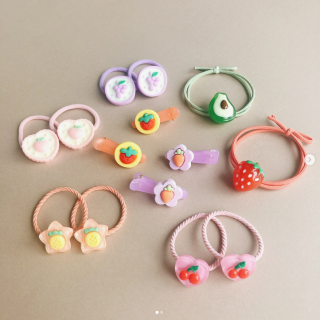 日替わりで楽しみたくなるヘアアクセ(⋈◍＞◡＜◍)。✧♡　“１００円で暮らしは楽しくなる“