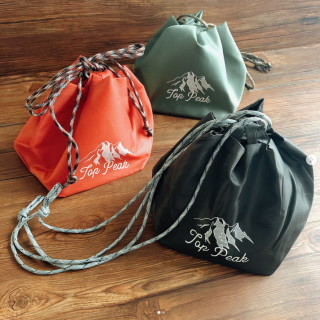 アウトドアのおともはお気に入りのポーチで♪　“１００円で暮らしは楽しくなる“