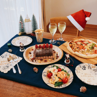 クリスマスパーティーの準備をはじめよう！　“１００円で暮らしは楽しくなる“