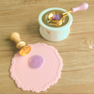 シーリングスタンプを作ってみよう♪　“１００円で暮らしは楽しくなる“