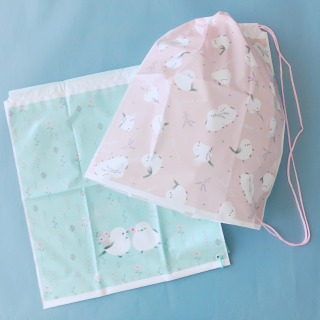 体操着や習い事の荷物入れに。旅行のパッキングなどにも。　“１００円で暮らしは楽しくなる“