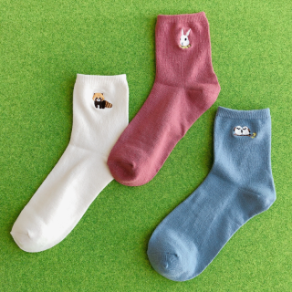 ワンポイントがかわいいアニマルくつした🧦 あなたのお気に入りはどの子？♡