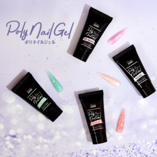 パルキコイプレミアムシリーズからポリネイルジェルの新シリーズが登場。 宝石のように光り輝くカクテルドレスをテーマにラメ入り。　“１００円で暮らしは楽しくなる“